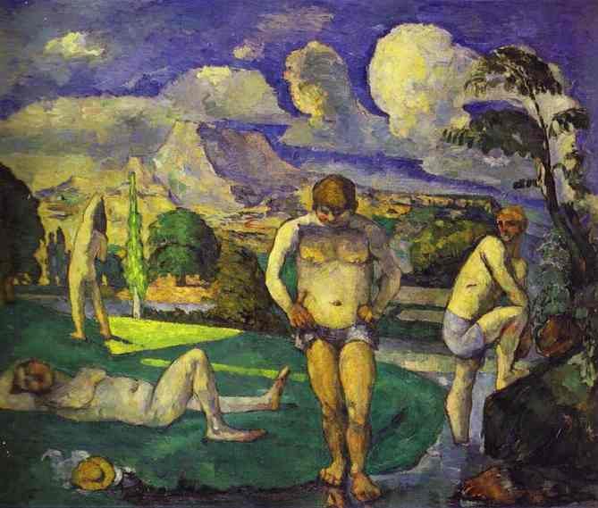 Paul Cezanne The Bathers Resting